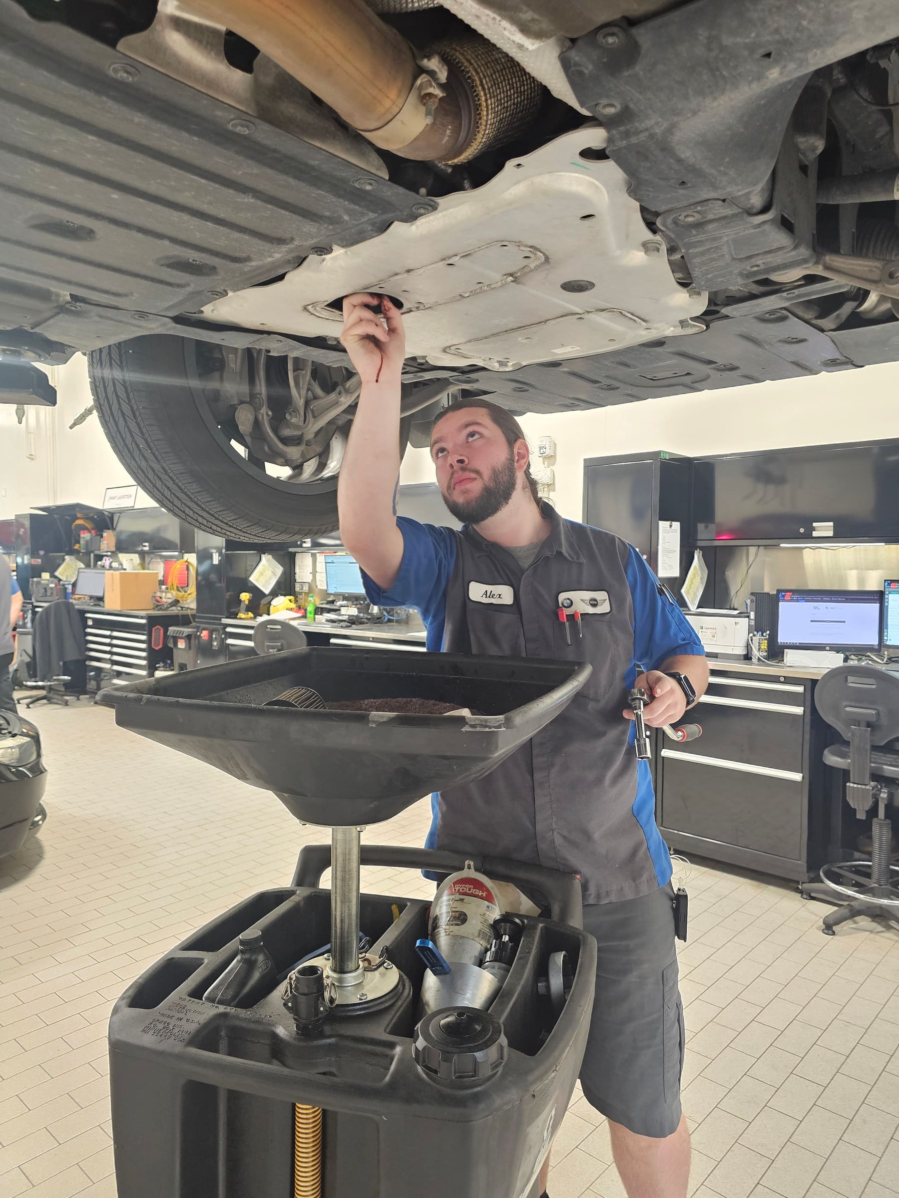 An H+H team member at work